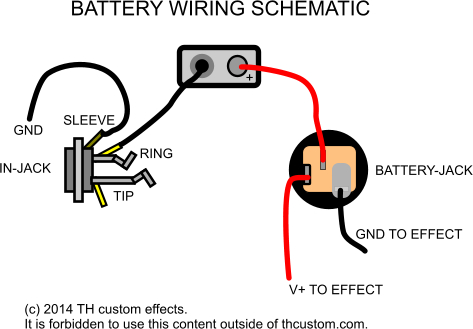 th custom effects _ battery wiring