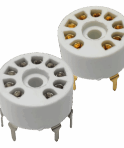 Miniature Noval Socket zinc/gold